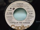 Rare Jazz Funk 45 : Condor   3 Days Of The Condor   Capitol P-4168 Promo