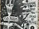 GG Allin ORIGINAL Gimme Some Head 7” on Orange Records 1981 RARE Punk KBD MC5