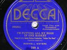 The Boswell Sisters DECCA 709 E- PRE WAR PERSONALITY 78