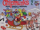 Christmas With The Chipmunks Vol. 2 LP Colored Vinyl Album - Holiday Record FOIL