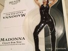 Madonna Crazy for You Limited Edition Shaped Picture Disc Vinyl Record Rare 12