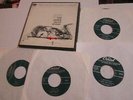 RARE 4 45 EP BOX SET OST The James Dean Story Capitol EXCELLENT GLOSSY VINYL