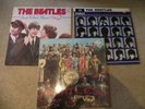 THE BEATLES, 3 X LPs - SGT PEPPER; A HARD DAY'S NIGHT; ROCK 'N' ROLL MUSIC VOL 2