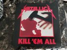 Metallica kill em all. 1st pressing. Record is mint, jacket has minor creasing.