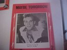 BILLY FURY ORGINAL SHEET MUSIC RARE MAYBE TOMORROW    RARE