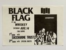 1982 Black Flag Flyer Saccharine Trust Punk Raymond Pettibon Poster