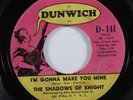 Garage Psych 45 SHADOWS OF KNIGHT I'm Gonna Make You Mine DUNWICH HEAR