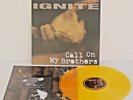 IGNITE call on my brothers Lp Record GOLD Vinyl with lyrics insert