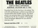 Beatles  33 1/3 7-inch Beatles Press Conference Topaz T-1353
