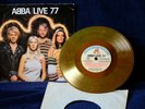 ABBA ?- Live 77 - Flexi-Disc, Gold, Promo, Label Jultidningsförlaget Sweden 1977