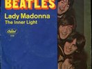 THE BEATLES Lady Madonna Capitol 2138 45 Picture Sleeve With Fan Club Insert