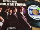 RARE SP THE ROLLING STONES NOT FADE AWAY - I WANNA BE YOUR MAN 9657 2nd LABEL
