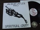 LP Albert Ayler Trio Spiritual Unity ESP 1002  Bellsound | NM to EX