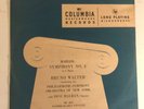 Mahler No. 4 Columbia Blue label. Bruno Walter Leads New York Philharmonic.