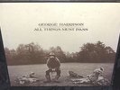 George Harrison All Things Must Sealed Promo Vinyl Records Lps USA 1976 Poster