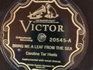 Victor 20545 Carolina Tar Heels HULA LOU  Country 78rpm 1927 E/E+