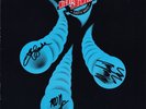 MANFRED MANN'S EARTH BAND Nightingales & Bombers LP Chris Slade Autograph SIGNED