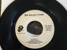 The Rolling Stones  Happy/All Down The Line RARE WHITE LABEL PROMO 45RPM