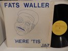 FATS WALLER 'Here Tis' Jazz Archives Recordings JA-7 Shrink Super Clean NM LP