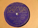 Henry King Latin 78rpm Decca #1404 The Lady Is A Tramp (fox-trot)