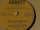 The De Castro Sisters - 78rpm single 10-inch – Abbott #3003 Boom Boomerang