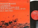 BRAHMS Klaviertrios Piano Trios Beaux Arts Trio 2 LP PHILIPS 802747/48 NM
