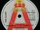 The Clash, Should I Stay Or Should I Go, Very Rare Big 'A' Promo.