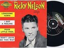 RICKY NELSON Sings danish EP 45PS 1958 Gold record picture on back