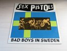 SEX PISTOLS  'BAD BOYS IN SWEDEN LIVE 1977' LP AUSTRALIA HAPPY PORPAK 1983 PUNK