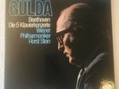 4 LPs BOX - FRIEDRICH GULDA - BEETHOVEN DIE 5 KLAVIERKONZERTE - HORST STEIN WIEN