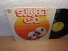 SUBJECT ESQ. SAME LP 1ST PRESS IN 1972 KRAUTROCK MONSTER