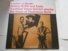 JOHNNY GRIFFIN EDDIE LOCKJAW DAVIS QUINTET LOOKIN' AT MONK  JAPAN  LP