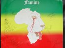 LP BLACK SURVIVORS FAMINE /SIGNED AUTOGRAPHED BY BAND