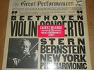 Isaac Stern/Bernstein BEETHOVEN Violin Concerto - CBS 37224 SEALED
