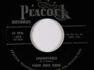 Black Gospel 45 - Pilgrim Jubilee Singers - Unmovable - Peacock - VG++ mp3