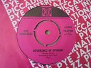 The Montanas - Difference Of Opinion 1967 UK 45 PYE MOD
