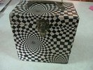 Beatles STONES KISS Alice Cooper 45's in Vintage PLATTER PAK Case 1960's-1970's