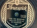Bruns 349  Uncle Dave Macon OVER THE MOUNTAIN  country 78 rpm 1929 E/EE-