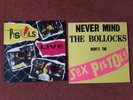 2 X LP, The Sex Pistols, Never Mind The Bollocks + Pistols Live Vinyl LP  V2086