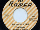 HEAR - Rare Soul / Funk 45 - Lon Rogers with Soul Blenders - Too Good To Be True