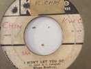 BLUES BUSTERS / BYRON LEE - i won't let you go / love me forever - KENTONE RARE