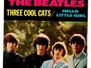 Beatles US 45 Three Cool Cats / Hello Little Girl Green/Black Vinyl W/PS