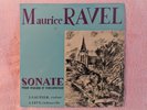ANDRE LEVY AND JEANNE GAUTIER ' MAURICE RAVEL SONATE POUR VIOLON ET CELLE' ED1