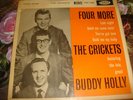four more the crickets buddy holly very rare  Coral FEP 2060 from 1960 .ep nr ex