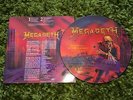 MEGADETH PEACE SELLS BUT WHO'S BUYING 1986 PICTURE DISC VINYL LP METAL METALLICA