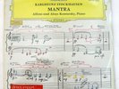 SEALED Promo Karlheinz Stockhausen Mantra Alfons & Aloys Kontarsky Piano Import