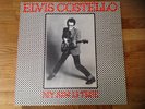 ELVIS COSTELLO MY AIM IS TRUE 1977 UK LP STIFF SEEZ 3 A2/B1 1ST PRESS PINK BACK