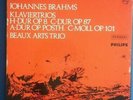 C432 Brahms Pianotrios OP 8 & 87 Beaux Arts Trio 2 LP Philips 802747/48 AY Stere