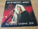 NEW MODEL ARMY - alive in london 2010   -7'- clear  vinyl  -