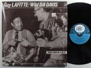 GUY LAFITTE/WILD BILL DAVIS 3 Men On A Beat BLACK AND BLUE LP NM france SHRINK